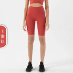Women’s Ribbed Seamless Crop Top & Biker Shorts Set – High-Waist Sculpting Two-Piece Activewear Outfit - Image 27