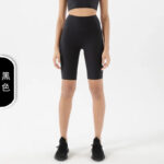 Women’s Ribbed Seamless Crop Top & Biker Shorts Set – High-Waist Sculpting Two-Piece Activewear Outfit - Image 8
