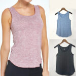 Women’s Sleeveless Performance Workout Tank Top – Breathable Scoop Neck Gym & Yoga Activewear Shirt