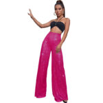 Elegant High-Waist Sequin Wide Leg Pants – Luxury Evening Statement Trousers for Women | subailili - Image 6