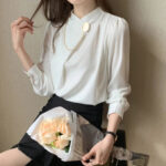 Boutique Fashion 2026 Spring V-Collar Blouse | Subailili - Image 2