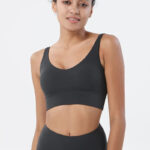 Women’s Ribbed Seamless Crop Top & Biker Shorts Set – High-Waist Sculpting Two-Piece Activewear Outfit - Image 16