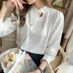 Boutique Fashion 2026 Spring V-Collar Blouse | Subailili - Image 5