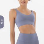 Women’s Ribbed Seamless Crop Top & Biker Shorts Set – High-Waist Sculpting Two-Piece Activewear Outfit - Image 11