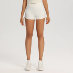 Women’s High-Waist Ruched Booty-Lifting Workout Shorts – Adjustable Drawstring Scrunch Gym & Yoga Shorts - Image 4