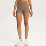 Women’s High-Waist Ruched Booty-Lifting Workout Shorts – Adjustable Drawstring Scrunch Gym & Yoga Shorts - Image 5