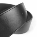 Wide Faux Leather Waist Belt with Gold Square Buckle – Statement Cinch Belt for Dresses & Coats - Image 4
