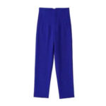 High Waist Tapered White Pants for Women – Elegant Tailored Ankle-Length Office Trousers - Image 20