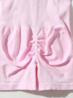 Seamless Ribbed One-Piece Active Romper – Soft Blush Pink Bodycon Workout Jumpsuit - Image 5