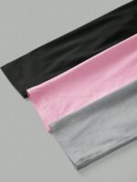Long-Sleeve V-Neck Fitted Top – Soft Stretch Everyday Essential - Image 3