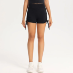 Women’s High-Waist Ruched Booty-Lifting Workout Shorts – Adjustable Drawstring Scrunch Gym & Yoga Shorts - Image 6