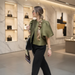Solid Satin Balloon Sleeve Blouse for Women | Puff Sleeve O-Neck Single-Breasted Loose Fit Top - Image 2