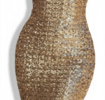 Modern Sequin Metallic Corset Dress – Women’s Sexy Sleeveless Slim-Fit Tube Top Party Sheath Dress - Image 2