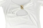 Elegant Cut-Out White Bodycon Maxi Dress – Long Sleeve High Neck Evening Dress for Women - Image 13