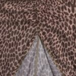 Luxury Leopard Print Cut-Out Maxi Dress – Deep V Long Sleeve Bodycon Gown - Image 13