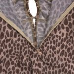Luxury Leopard Print Cut-Out Maxi Dress – Deep V Long Sleeve Bodycon Gown - Image 11